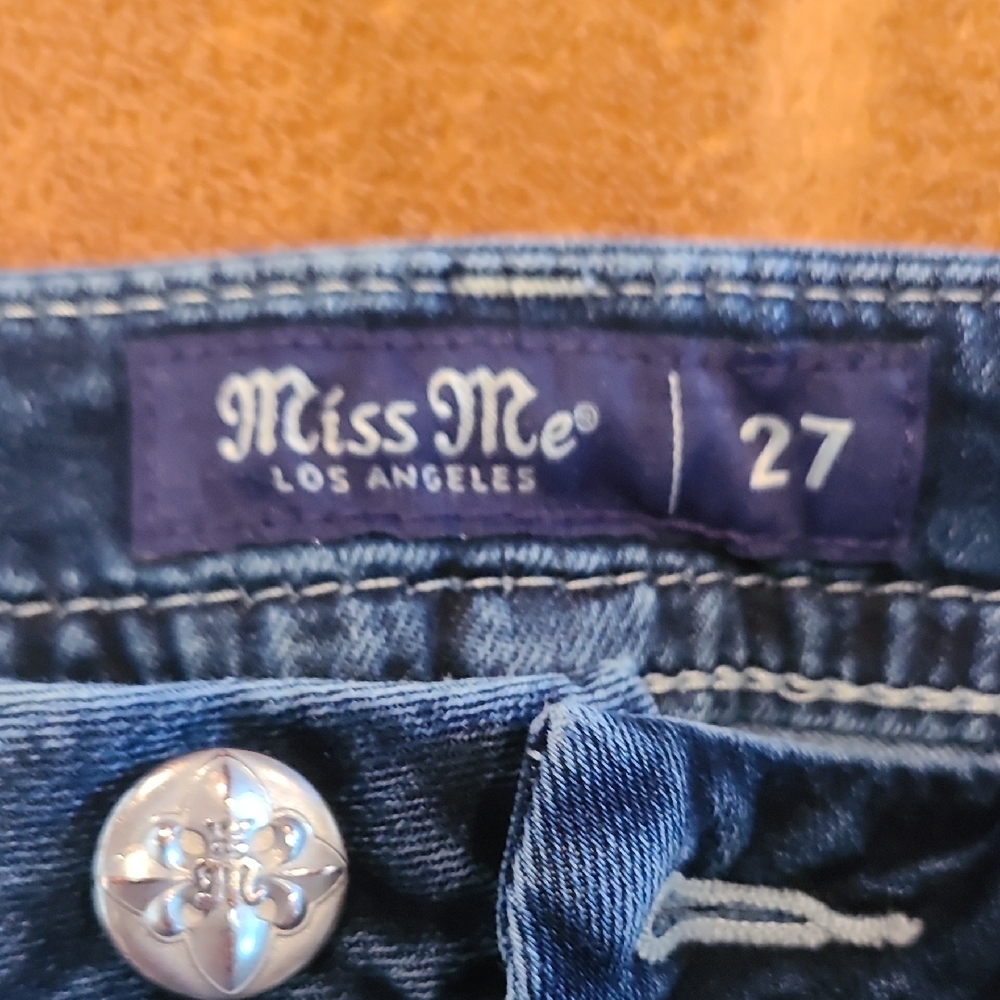 Miss Me Dark Blue Boot Cut Jeans - Picture 2 of 14